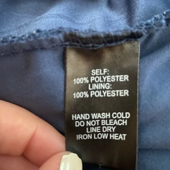 Lulu’s Romance Language Navy Blue Backless Lace Dress - Picture 8 of 8